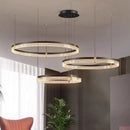 Black Acrylic LED Pendant Light for Home Decor by Ljojo