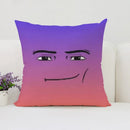 Ljojo Man Face Print Plush Cushion Cover 50x50cm