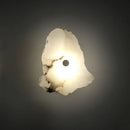 Ljojo Marble LED Wall Lamp: Copper Luxury Sconce for Bedroom Living Room