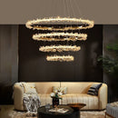 Nordic Luxury Crystal Ring Chandelier | Dimmable Ceiling Light by Ljojo