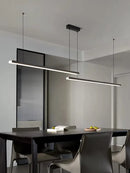 LED Pendant Light: Modern Black Restaurant Chandelier by Ljojo