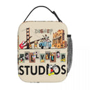 Ljojo Mickey Mouse Insulated Lunch Bag - Cute & Portable Thermal Cooler Box