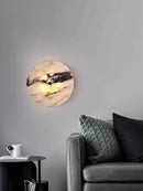 Ljojo Marble LED Wall Lamp: High-class Nordic Lighting Fixture for Living Room, Bedroom, Hallway.