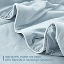 Ljojo Lightweight Cooling Comforter: Soft Smooth Air Condition Blanket for Summer