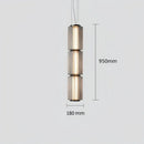 Nordic Cylindrical Glass LED Pendant Light | Luxury Minimalist Hanging Lamp for Home - Ljojo
