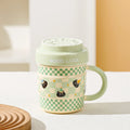 Cat Cartoon Ceramic Mug - Ljojo Original Fun Coffee Cup Beer Drinkware Breakfast Tea Gift