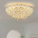 French Crystal Chandelier for Modern Living Room by Ljojo - High-End Creamy Style Lighting