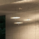 Ljojo Minimalist Gold Black Ceiling Pendant Light for Living Room - Ultra-thin Ring Suspension Lamp