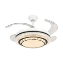 Ljojo 110V 220V LED Ceiling Fan with Remote Control and ABS Blades