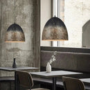 Wabi Sabi Metal LED Pendant Light Fixture Retro Industrial Art Chandelier by Ljojo