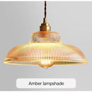 Nordic Striped Glass Dining Table Hanging Lamp Multi-Functional Light Ljojo