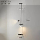Modern Black Chandelier Pendant Light for Living Room by Ljojo - LED Hanging Lamp Fixture
