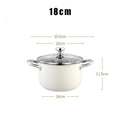 Ljojo 304 Stainless Steel Non-stick Soup Pot with Lid - Induction Cooker & Gas Stove Compatible