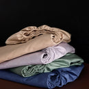 Ljojo Luxury Cotton Fitted Sheet for Hot Sleepers - Moisture-Wicking Mattress Cover