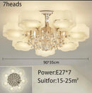 LED Ceiling Light Modern Crystal Warm Atmosphere for Living Room | Ljojo