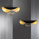 Nordic Minimalist Lotus Leaf Art LED Pendant Light Chandelier by Ljojo
