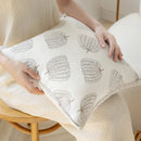 Jacquard Sofa Cushion Cover by Ljojo - Soft, Decorative, Zipper Closure
