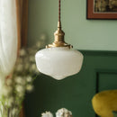 Milky White Glass Pendant Lamp Ceiling Suspension Hanging Light by Ljojo