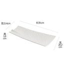 Ljojo Matte Ceramic Sushi Plate Long Strip Fish Dish Molecular Cuisine Tableware
