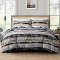 Geometric Boho Duvet Set + Pillowcase, 2/3pc Polyester Bedding, Single King Size, Ljojo Brand