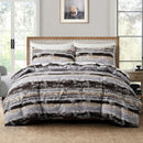 Geometric Boho Duvet Set + Pillowcase, 2/3pc Polyester Bedding, Single King Size, Ljojo Brand