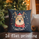 Christmas Cartoon Pillow Covers by Ljojo: Festive Decor for Sofa, Bedroom, Car