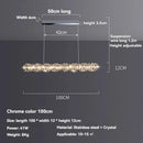 Ljojo Modern Gold Crystal Chandelier Ceiling Lamp for Dining Living Bedroom Island Decor