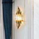 Ljojo Crystal Decor Wall Light Modern Nordic Bedroom Dining Room Living Room Wall Lamp