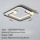 Modern Nordic LED Ceiling Light Stylish Creative Design for Bedroom Living Room - Ljojo