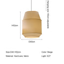 Nordic Wabi-Sabi Fabric Led Pendant Chandelier by Ljojo