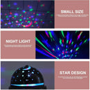 Christmas Halloween Atmosphere Projection Lamp USB Night Light for Bedroom Bed - Ljojo