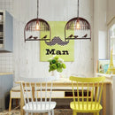 Ljojo Plant Chandelier: Elegant Walnut Tavern Decor for Music Restaurants & Hot Pot Restaurants