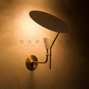 Adjustable LED Wall Lamp Sconce for Reading Bedroom Living Room Study, Ljojo Brass Lights