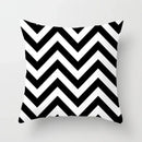 Geometric Black Yellow Cushion Covers - Ljojo Modern 18" Throw Pillow Case
