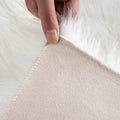 Ljojo Long Plush Fur Rug for Living Room, Bedroom - Luxurious Artificial Sheepskin Carpet