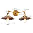 Ljojo Loft LED Wall Lights 2-heads Industrial Lamparas De Pared for Living Room