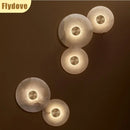 Ljojo Marble Wall Lamp - Modern Luxury for Living Room, Bedroom, and Hallway