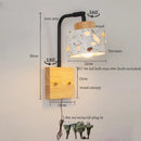 Ljojo Mid Century Modern LED Wall Lights Living Room Bedroom Lamp