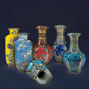 Ljojo™ Ancient Enamel Flower Bird Vase Collection - Home Desk Decor