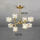 Crystal Chandelier Pendant Light by Ljojo - Luxury Living Room Ceiling Lamp Fixture