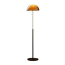 Vintage Amber Dome Floor Lamp Modern Standing Light Pull Chain Bedroom Living Room Office by Ljojo