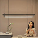 Italian Glass Dining Table Chandelier | Minimalist Modern Pendant Light by Ljojo