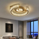 Luxury Hanging Crystal Ceiling Lights: Nordic Ring Chandeliers for Bedroom Living Room - Ljojo