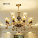 Ljojo Luxury Crystals Ceiling Chandelier for Elegant Interior Decor
