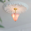French Retro Glass Pendant Light | Modern Creative Chandelier for Dining Room Bedroom Living Room by Ljojo