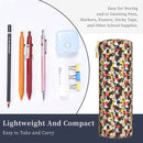 Ljojo Mickey Mouse Minnie Leather Pencil Case for Large Storage Office Gift