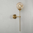 Golden Round Glass Ball Wall Lamp by Ljojo: Nordic Design LED Wall Lights