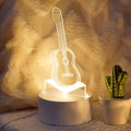 3D Guitar LED Night Light for Music Enthusiasts - Bedroom, Living Room - Ljojo