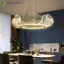 Ljojo Nordic Crown Flower LED Pendant Light Chandelier for Home Decoration
