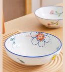 Ljojo 5 Inch Ceramic Bowl Set for Vegetables, Soup, Eggs, Air Fryer, Salad, Noodles